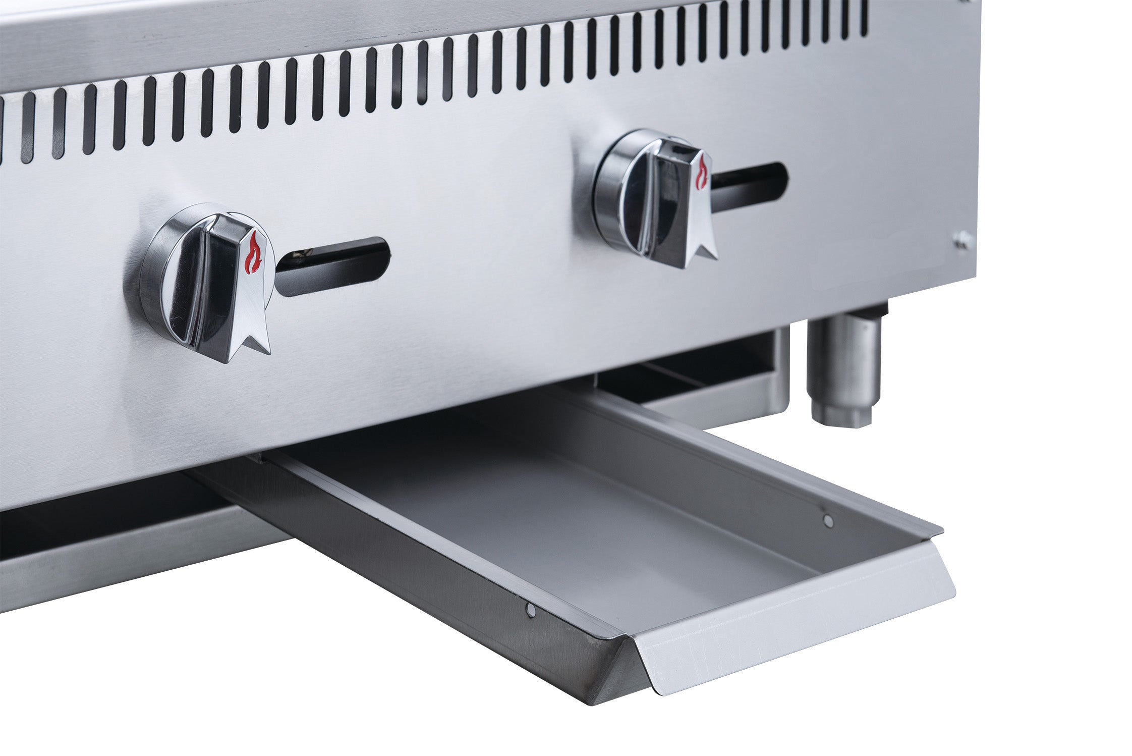 Chef AAA - TCGM36 Commercial 36 in. Countertop with Griddle with 3 Burners NG