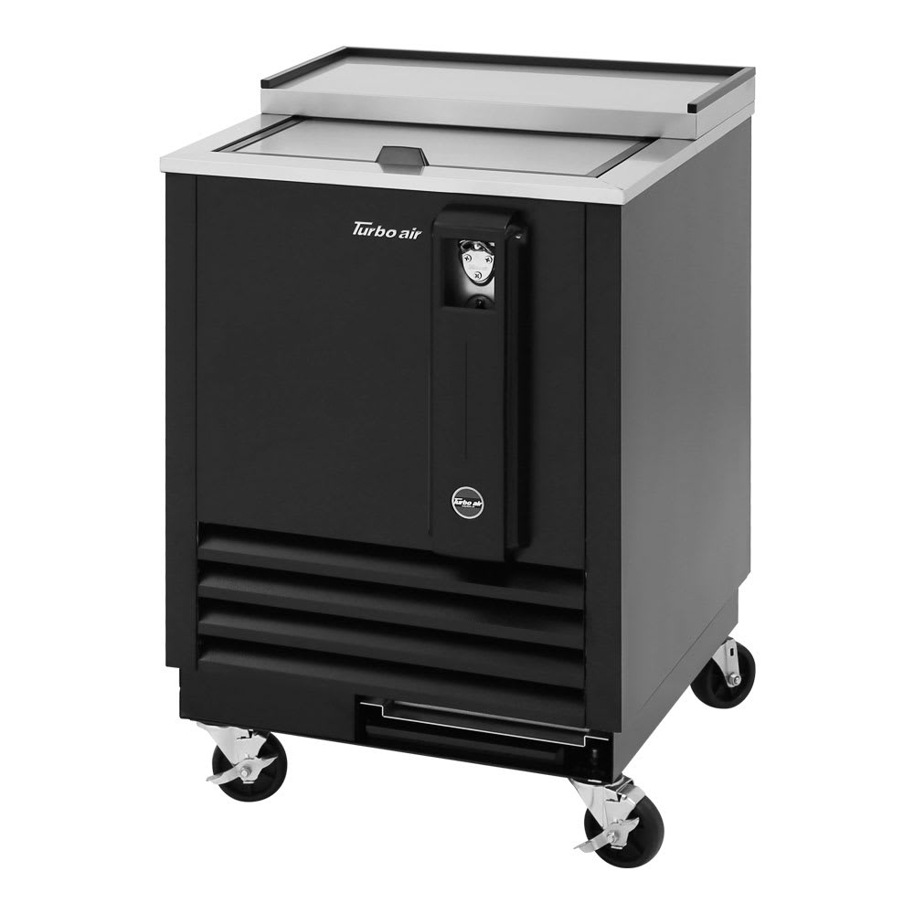 Turbo Air TBC-24SB-N6 24" Forced Air Bottle Cooler - Holds (120) 12 oz Bottles, Stainless Interior, 115v