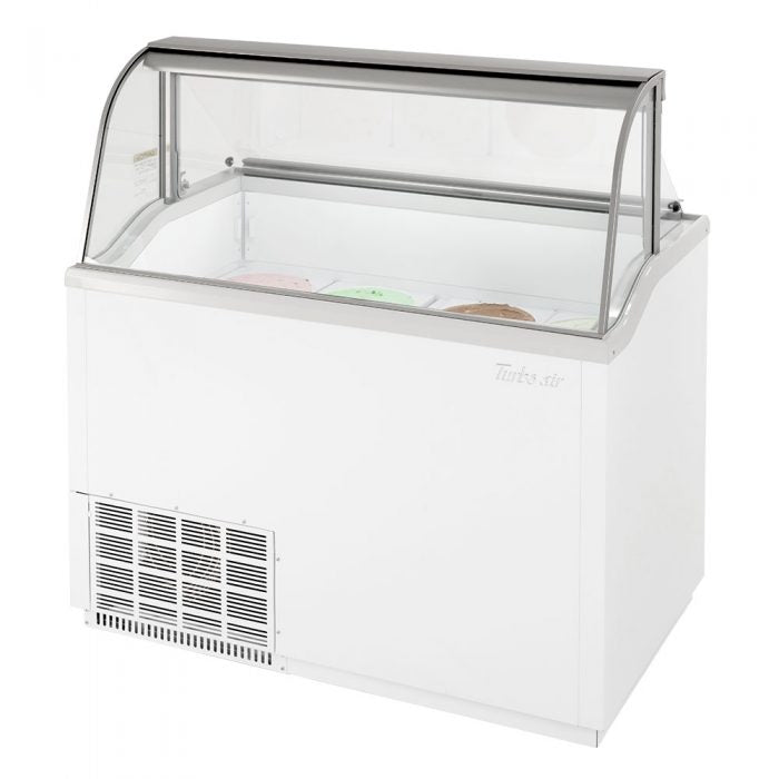 Turbo Air - TIDC-47G(W)-N, Commercial Ice Cream Dipping Cabinet, 47″W, (8) 3 gallon can capacity