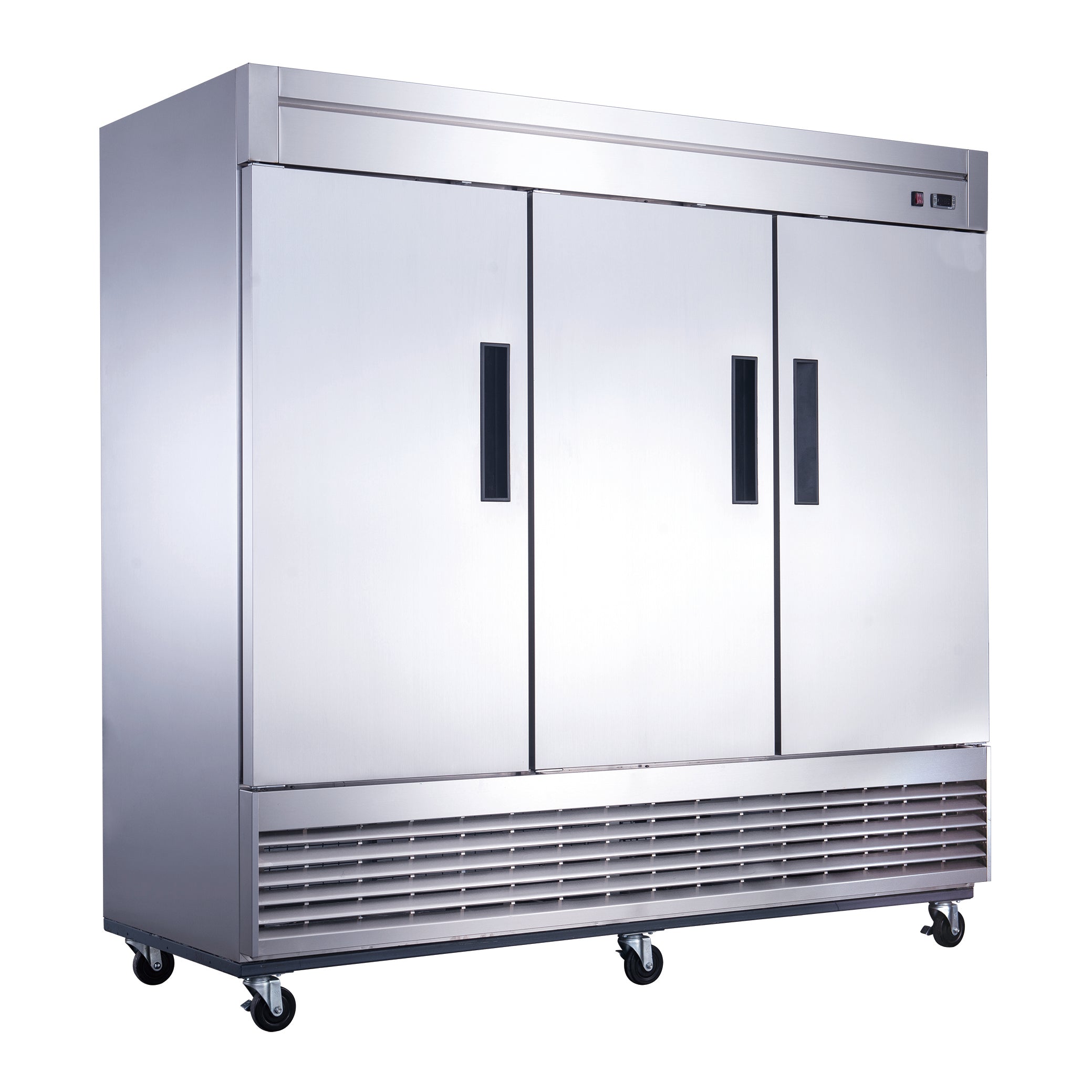 Chef AAA - T83R Commercial 83" Reach-In Refrigerator 3 Solid Door Stainless Steel 64 cu.ft.