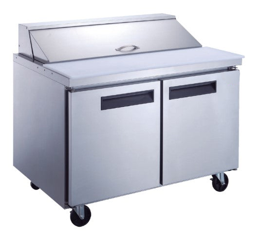 Chef AAA - TSP60 Commercial 60" 16 Pan Salad Sandwich Food Prep Table Refrigerator